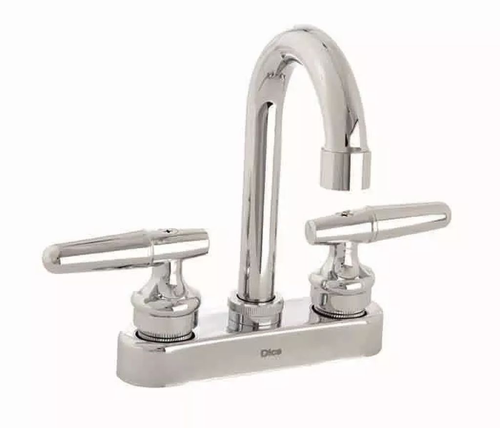 MEZCLADORA LAVABO 4" TIPO BAR (CUBIERTA,MANERALES CROMO,CARTUCHO CERAMICO) U3 4051