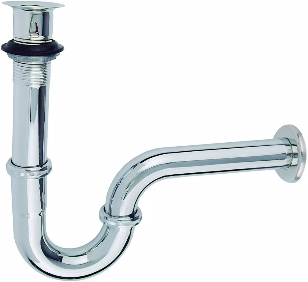 CESPOL PARA LAVABO DE ACERO INOXIDABLE C/REBOSADERO, DICA