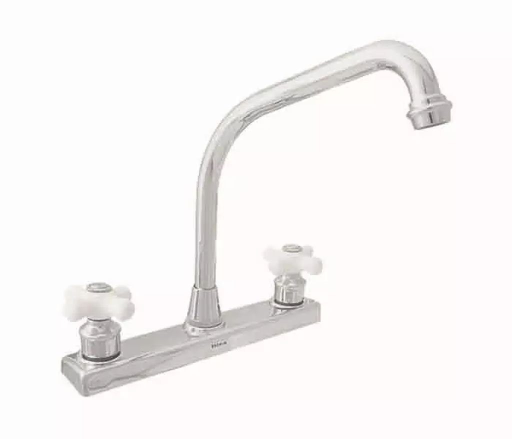 MEZCLADORA P/FREGADERO 8" (CUBIERTA,MANERALES CRUCETA,CARTUCHO CERAMICO) U3 4322