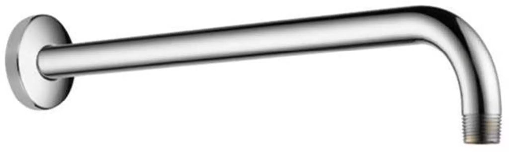 BRAZO PARA REGADERA REDONDO CON CHAPETON ACERO INOXIDABLE  40 CM, DICA
