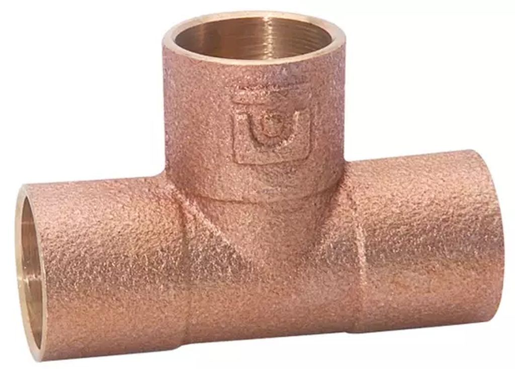 TEE GALVANIZADO 3/4", URREA HIERRO MALEABLE