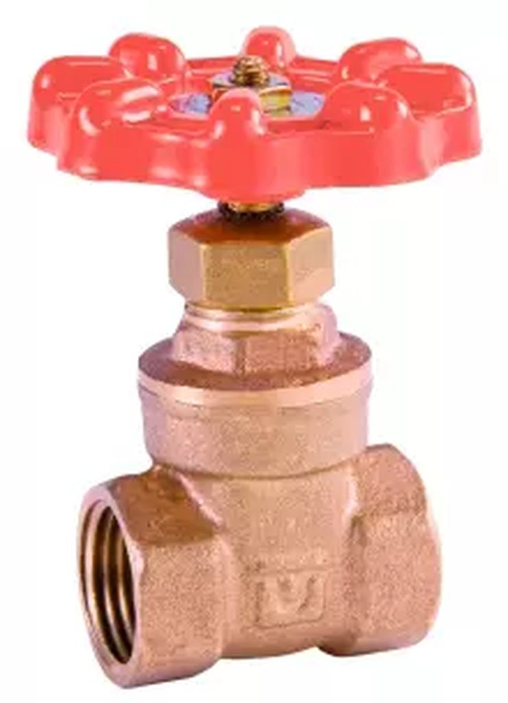 VALVULA DE COMPUERTA ROSC. 1/2" (WOG 200LB/PULG2-14 KG/CM2 180ºF-82ºC), URREA RESIDENCIAL