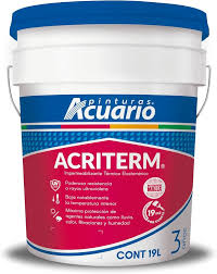 IMPERMEABILIZANTE 3 AÑOS 19 LT BLANCO ACRITERM FIBRATADO
